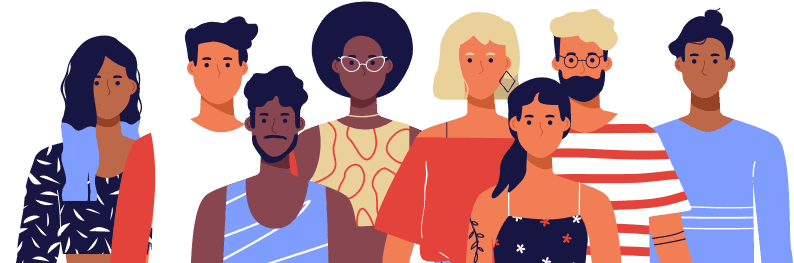 groupe de gens